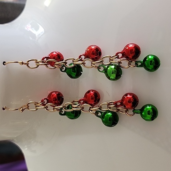 NWOT Christmas Bulb Dangle Earrings - Picture 3 of 4